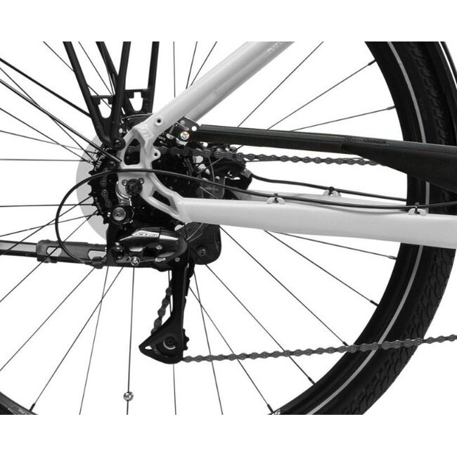 Elektrische Damesfiets 28 Inch Lombardo Maratea Wit