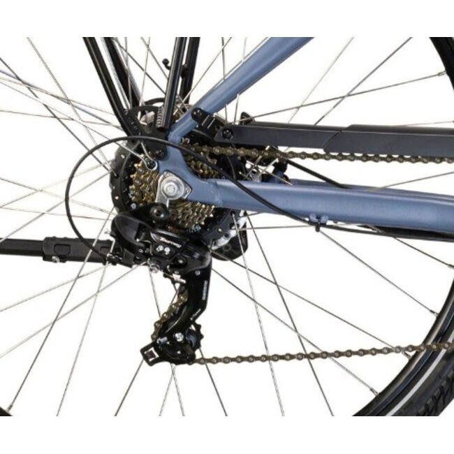 Elektrische Damesfiets 28 Inch Lombardo Trastevere Blauw