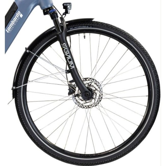 Elektrische Damesfiets 28 Inch Lombardo Trastevere Blauw