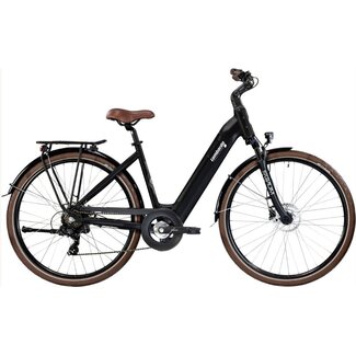 Lombardo Fietsen E-Bike 28 Inch Lombardo Trastevere Plus Zwart