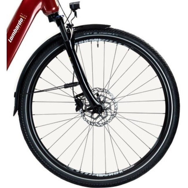 Elektrische Damesfiets 28 Inch Lombardo Maratea Plus Rood