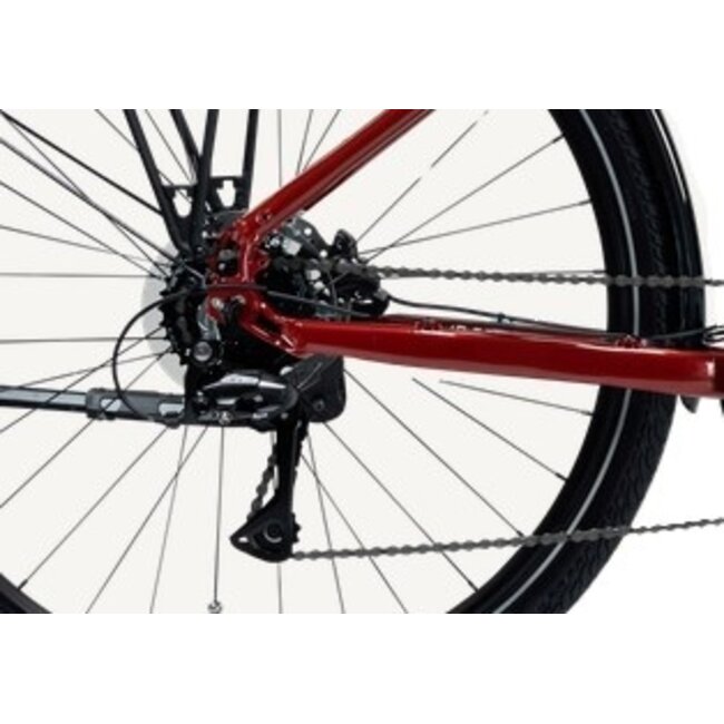 Elektrische Damesfiets 28 Inch Lombardo Maratea Rood