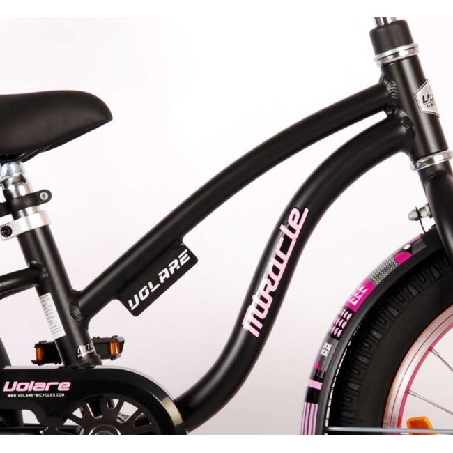 Meisjesfiets 16 Inch Volare Miracle Cruiser Mat Zwart 21687 - 2e Kans
