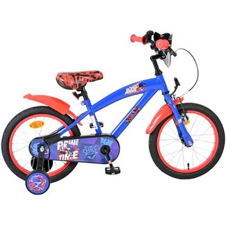 Sonic Prime Jongensfiets 16 Inch Sonic Prime Blauw 20592