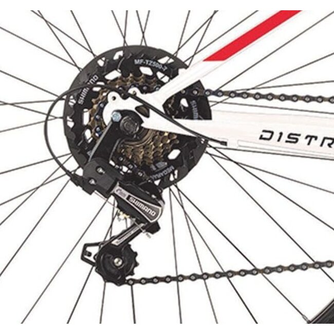 Jongens Mountainbike 26 Inch MBM District Wit Rood