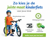 Zo kiest u de juiste maat kinderfiets voor uw kind