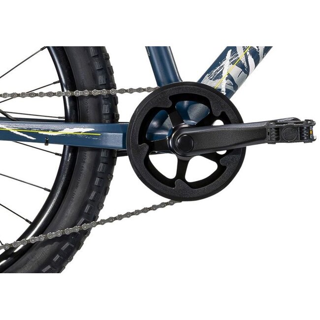 Jongens Mountainbike 24 Inch Lombardo Vesuvio Blauw