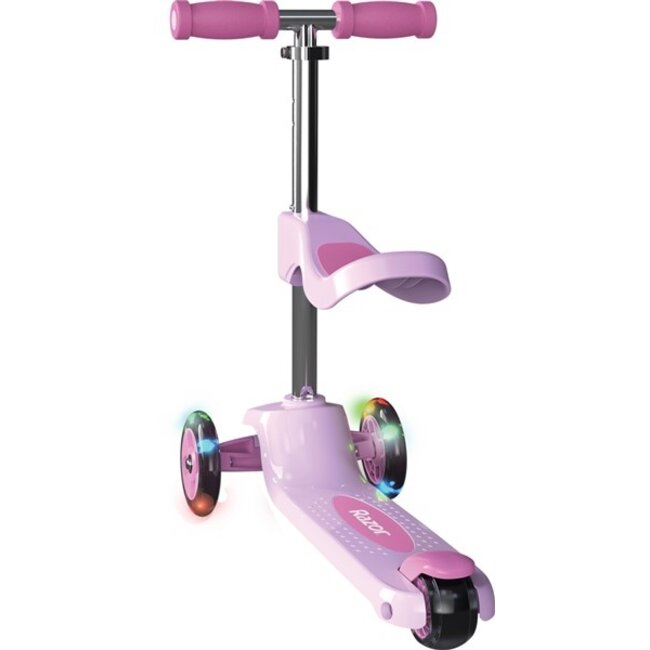 Razor Rollie Driewiel Step 2 in 1 Roze - Showroom Model