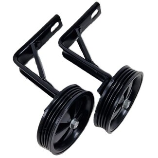 Volare Kinderfietsen Zijwielen Volare 16 inch Set Zwart