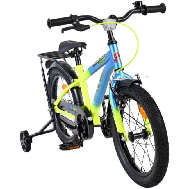 Jongensfiets 16 Inch Volare Thombike Blauw Geel 61657 - Showroom Model
