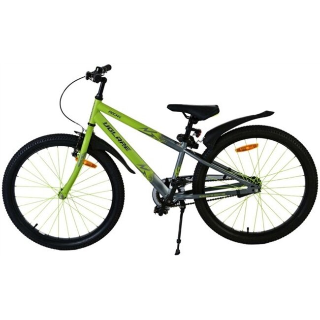Jongensfiets 24 Inch Volare Rocky Grijs Groen 42410 - Showroom Model