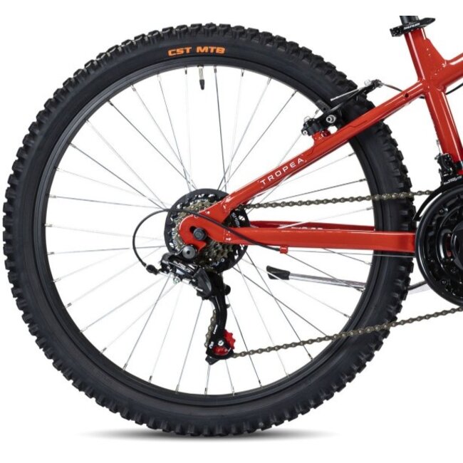 Jongens Mountainbike 24 Inch Lombardo Tropea Rood