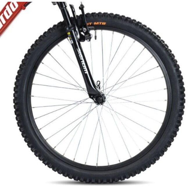 Jongens Mountainbike 24 Inch Lombardo Tropea Rood