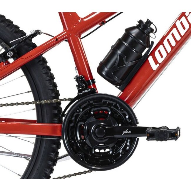 Jongens Mountainbike 24 Inch Lombardo Tropea Rood