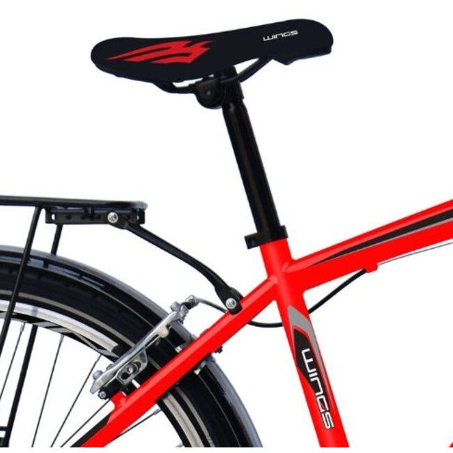 Jongensfiets 24 Inch Wings Nitro Rood