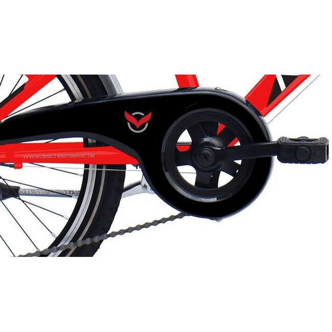 Jongensfiets 22 Inch Wings Nitro Rood