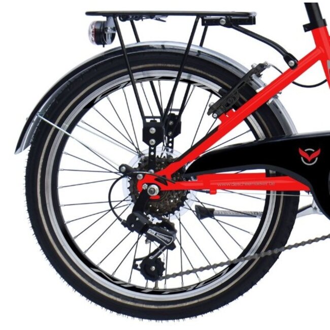 Jongensfiets 22 Inch Wings Nitro Rood