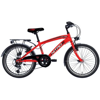 Wings Jongensfiets 22 Inch Wings Nitro Rood