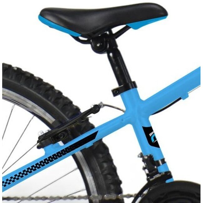 Jongens Mountainbike 24 Inch Marlin Lynx Blauw