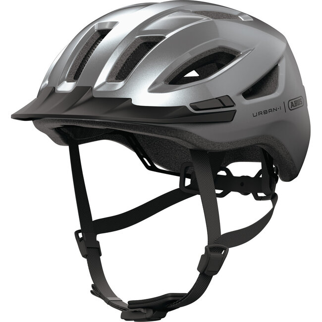 Fietshelm ABUS Urban-I 4.0 Graphite Silver