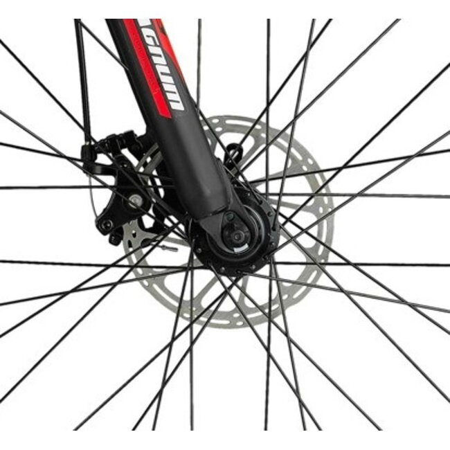 Jongens Mountainbike 26 Inch Geroni Magnum Rood Schijfremmen
