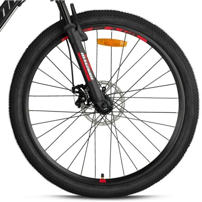 Jongens Mountainbike 26 Inch Geroni Magnum Rood Schijfremmen