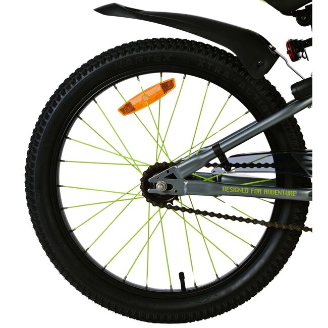 Jongensfiets 20 Inch Volare Rocky Groen Grijs 42010 - Showroom Model