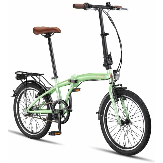 Vouwfiets 20 Inch Pacto Eleven 3V Nexus Mint Groen - Showroom Model