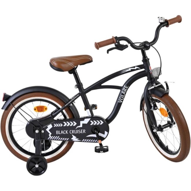 Volare Jongensfiets 16 Inch Black Cruiser 51646