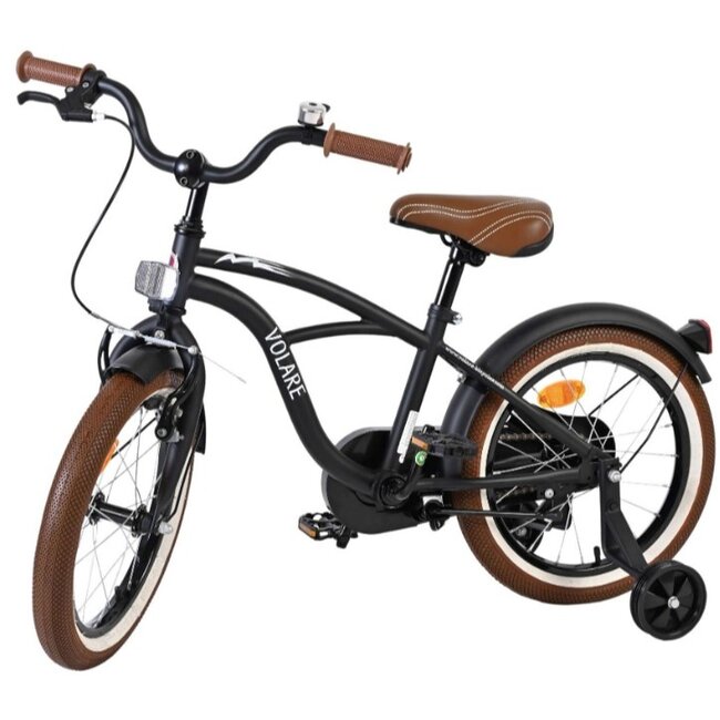 Volare Jongensfiets 16 Inch Black Cruiser 51646