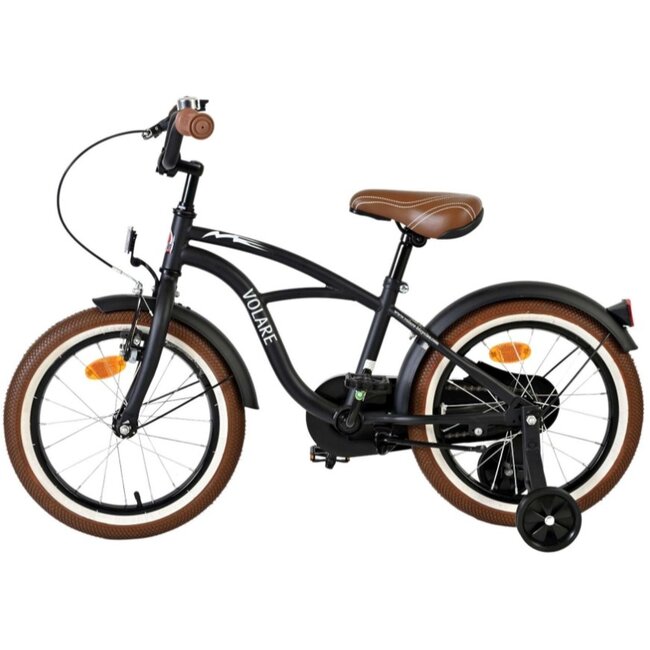 Volare Jongensfiets 16 Inch Black Cruiser 51646
