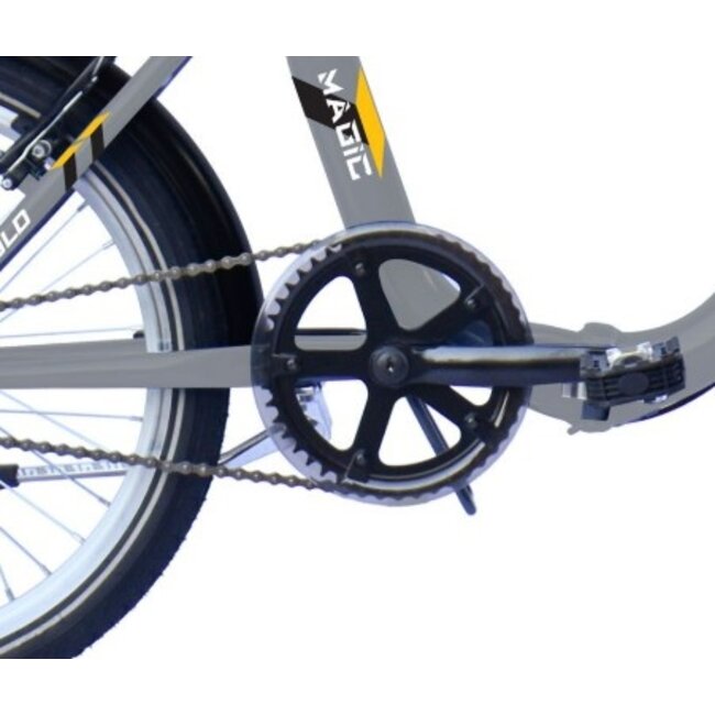 Vouwfiets 20 Inch Magic Albi Grijs - 2 Handremmen