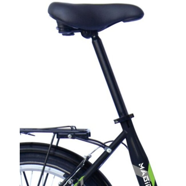 Vouwfiets 20 Inch Magic Amiens Zwart - Terugtraprem