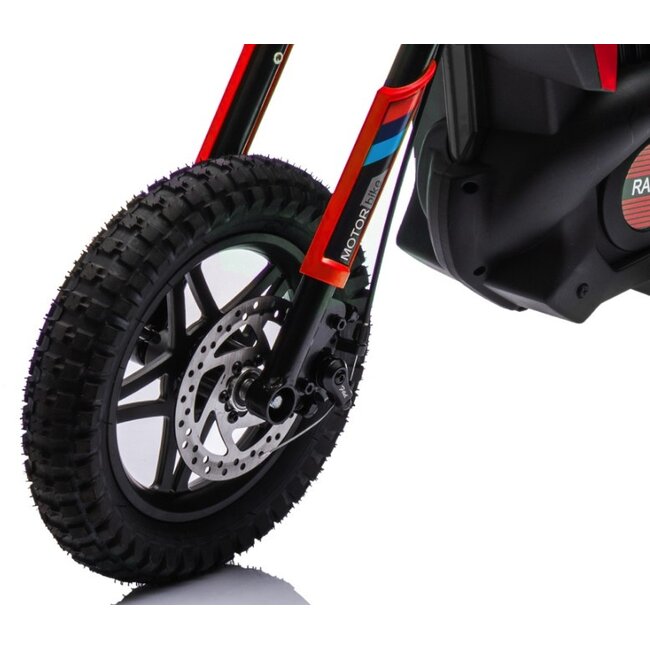 Elektrische Kindermotor Crossmotor 24 Volt Rood - Showroom Model