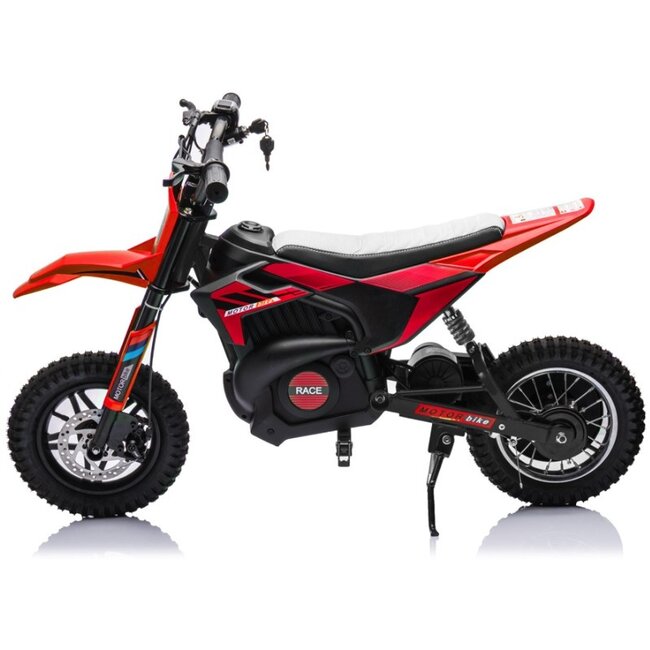 Elektrische Kindermotor Crossmotor 24 Volt Rood - Showroom Model