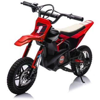Elektrische Kindermotor Crossmotor 24 Volt Rood - Showroom Model