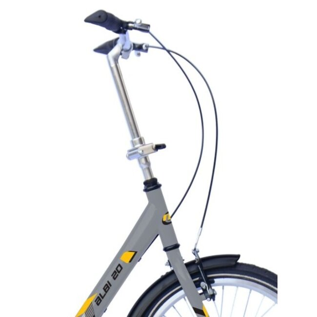 Vouwfiets 20 Inch Magic Albi Grijs - 2 Handremmen - Showroom Model
