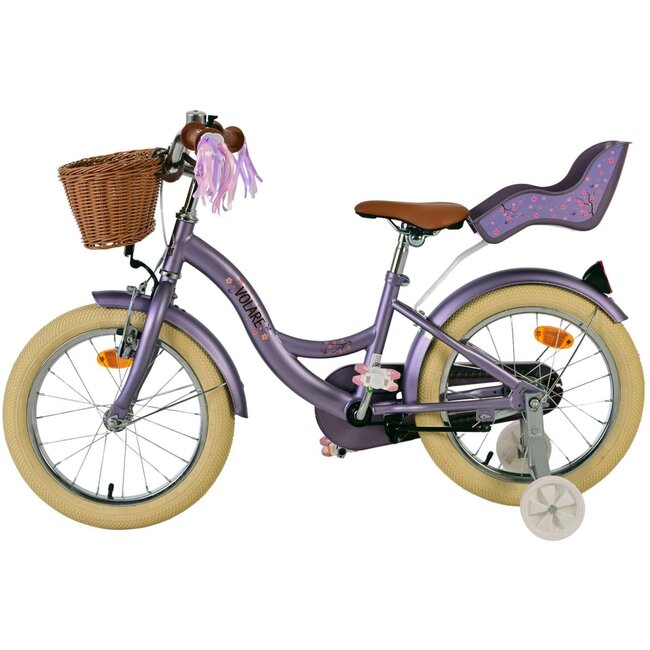 Meisjesfiets 16 Inch Volare Blossom Paars 51652 - Showroom Model