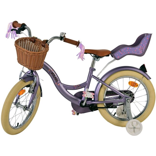 Meisjesfiets 16 Inch Volare Blossom Paars 51652 - Showroom Model