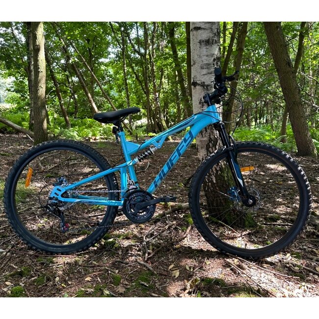 Jongens Mountainbike 26 Inch Huffy Marker Blauw 26970W - Showroom Model