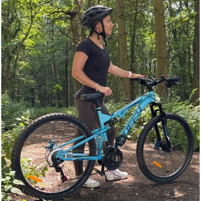 Jongens Mountainbike 26 Inch Huffy Marker Blauw 26970W - Showroom Model