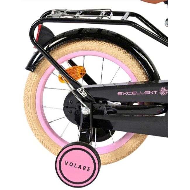 Meisjesfiets 14 Inch Volare Excellent Zwart 51440