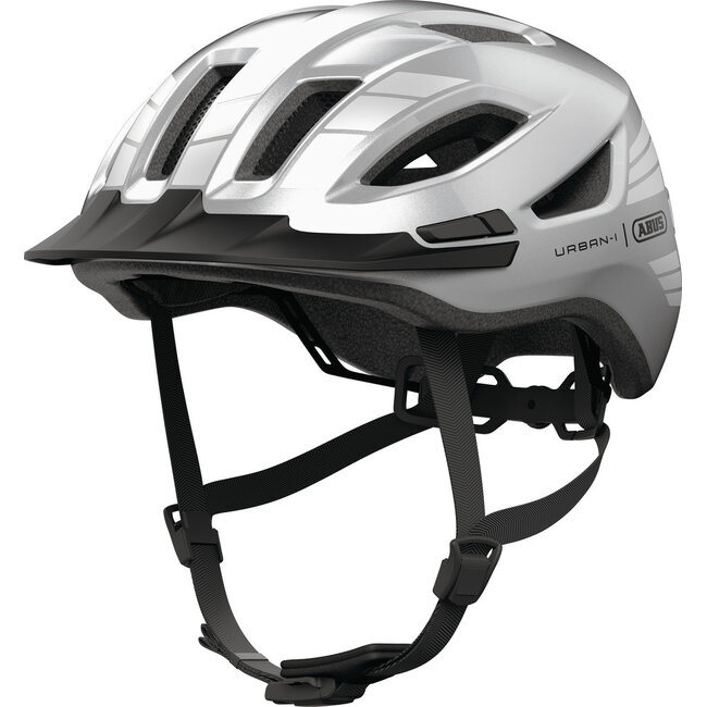 Fietshelm ABUS Urban-I 4.0 LR Signal Silver - Showroom Model