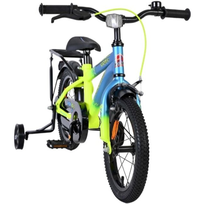 Jongensfiets 14 Inch Volare Thombike Blauw Geel 61457