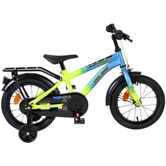 Volare Kinderfietsen Jongensfiets 14 Inch Volare Thombike Blauw Geel 61457