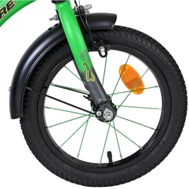 Jongensfiets 14 Inch Volare Thombike Groen Grijs 61459