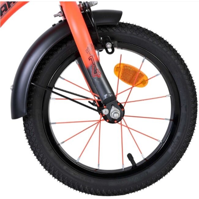 Jongensfiets 14 Inch Volare Thombike Oranje Grijs 61460