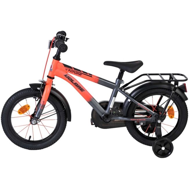 Jongensfiets 14 Inch Volare Thombike Oranje Grijs 61460