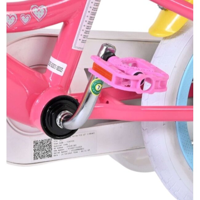 Meisjesfiets 12 Inch Peppa Pig Roze 20536
