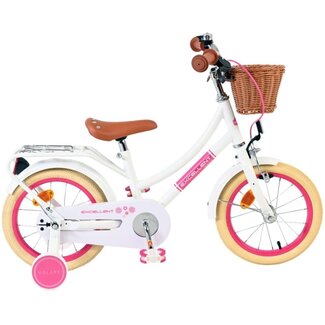 Volare Kinderfietsen Meisjesfiets 14 Inch Volare Excellent Wit 51443